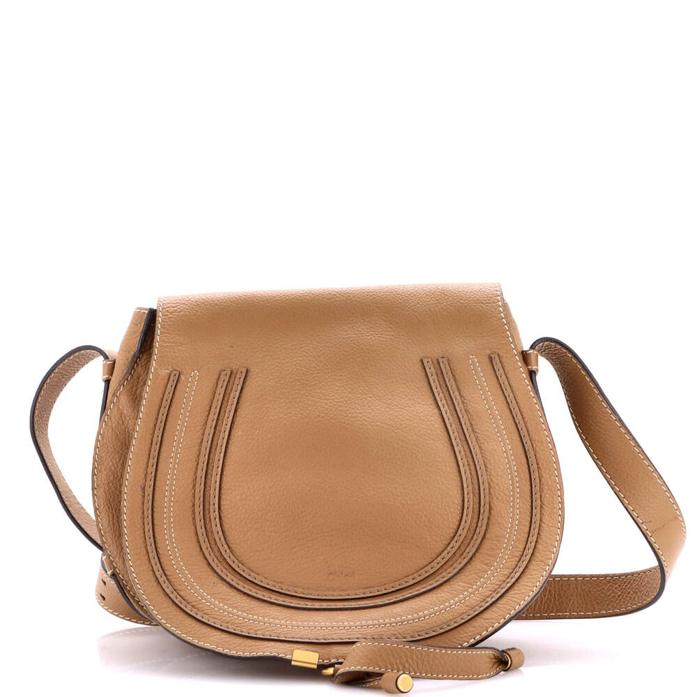 Chloe Marcie Saddle Bag Leather Medium #236358C84B